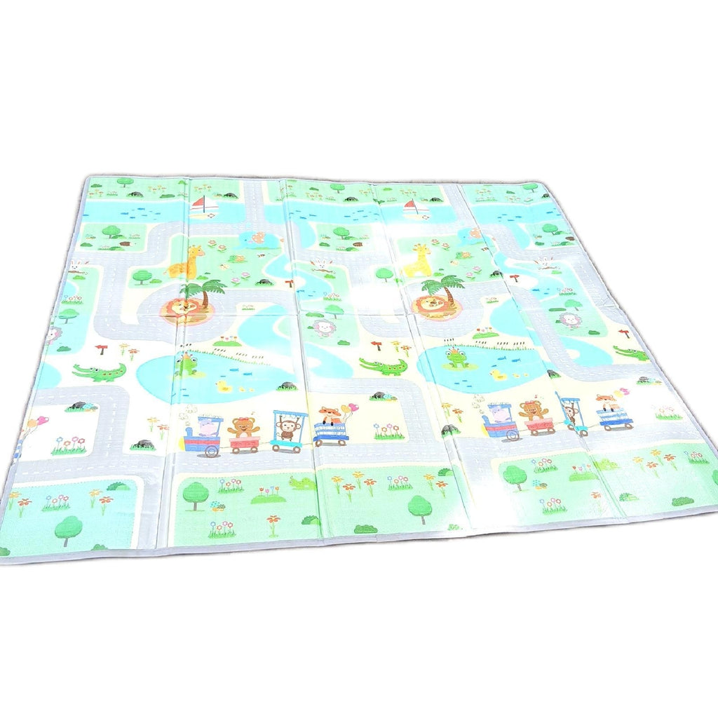 XXL Baby Krabbelmatte Spielmatte beidseitig faltbar angenehm sicherer – Wie neu