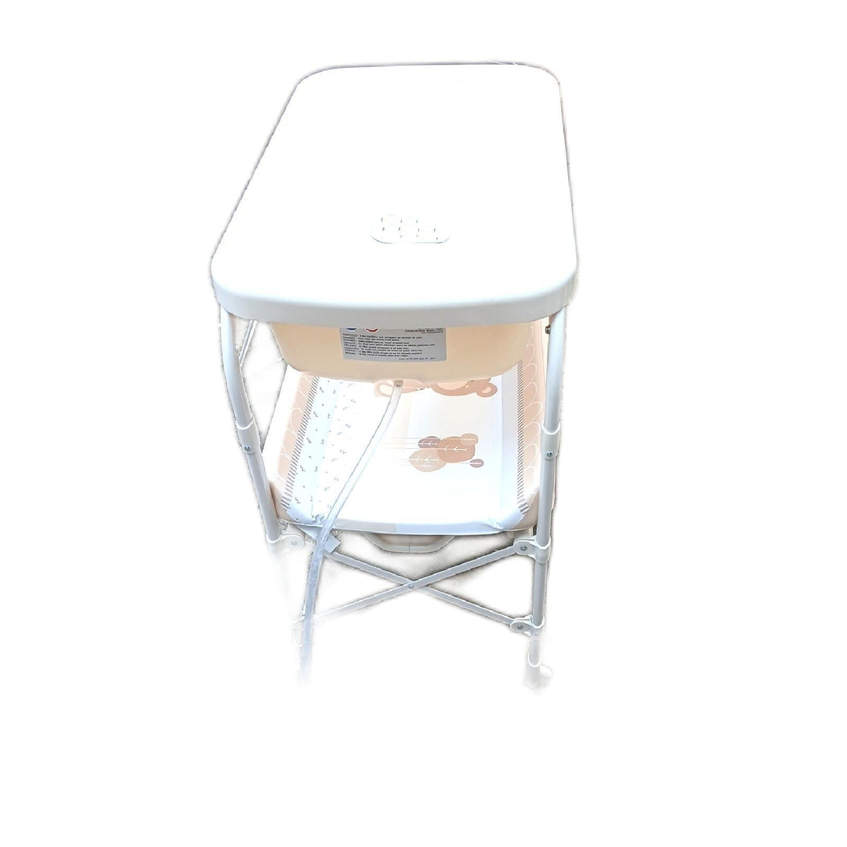 Foppapedretti Babybadewanne Babypflege Mit Wickelauflage Und Stabilen Gestell Komfort