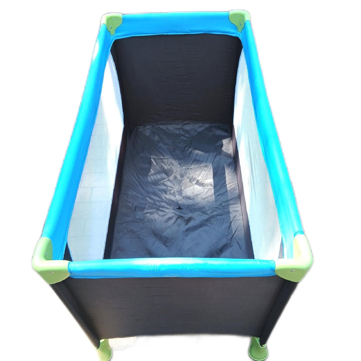 Hauk Reisebett Kinder Baby Reiseausstattung Dream n Play Hellblau Komfort Sicherheit