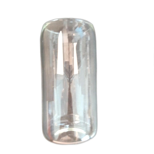 4 Windlichter Glas Kerzengläser 15 cm Rauchglas Set Gemütlichkeit – Wie neu