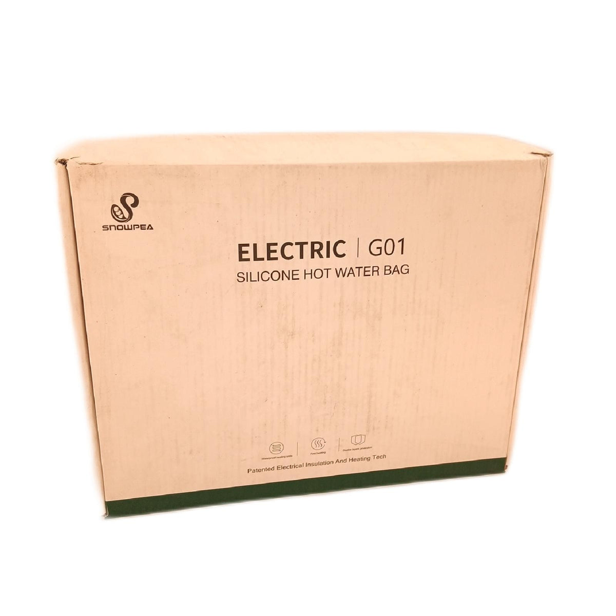 Snowpea elektrische Wärmflasche Silikon Wärmespender G01 – Wie neu