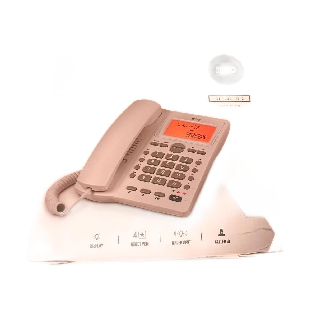 SPC Festnetztelefon Telefonzubehör Office ID 2 Display Schnurgebundene – Wie neu
