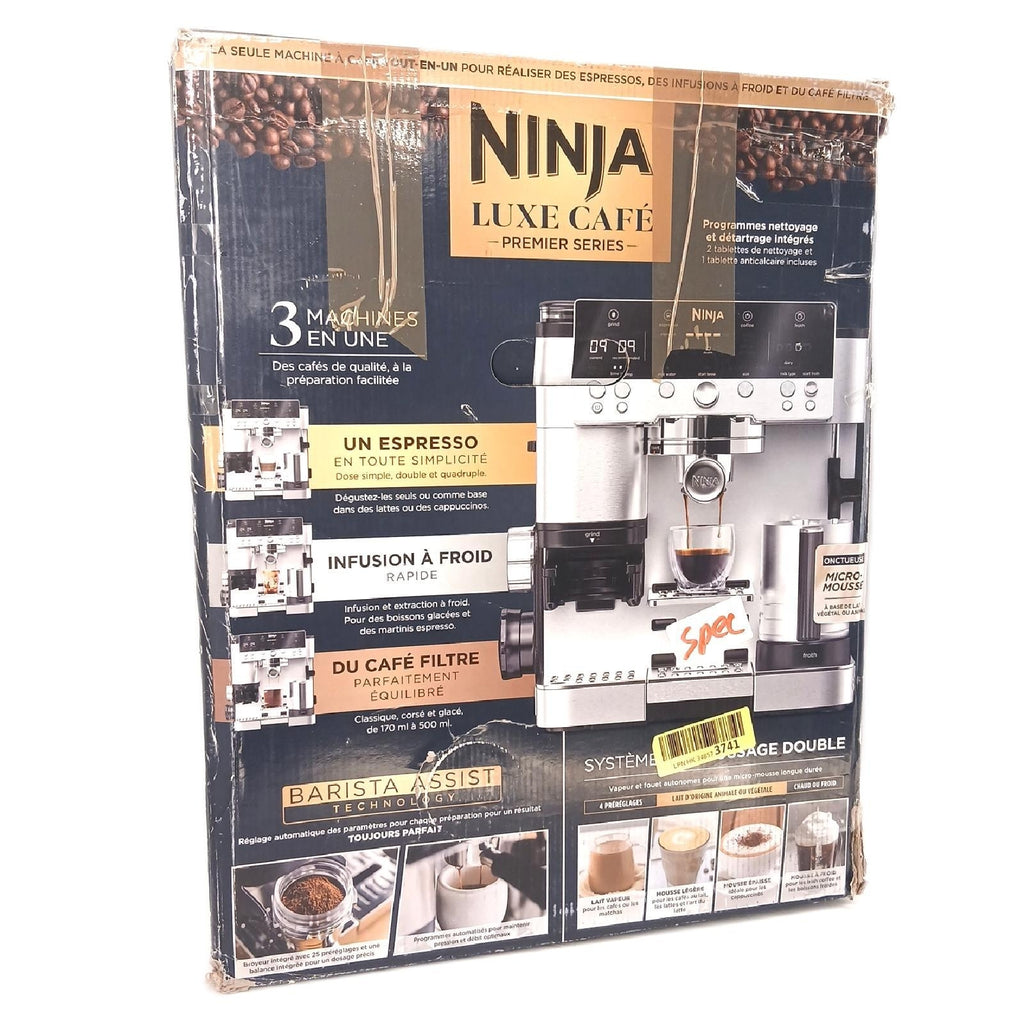Ninja Luxe Café Premier Series 3-in-1 Espressomaschine mit Mahlwerk & M - Defekt