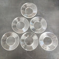 Glasmark Glasuntertassen Geschirr Krosno 110 mm transparent Set Service – Neu
