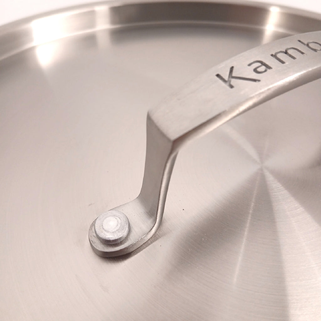 KAMBERG Edelstahldeckel 32 cm, gebürstet – Wie neu