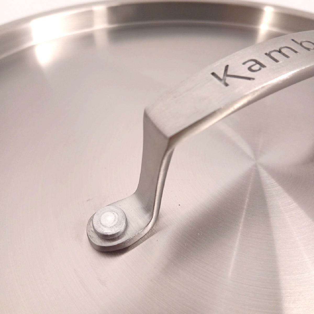 KAMBERG Edelstahldeckel 32 cm, gebürstet – Wie neu