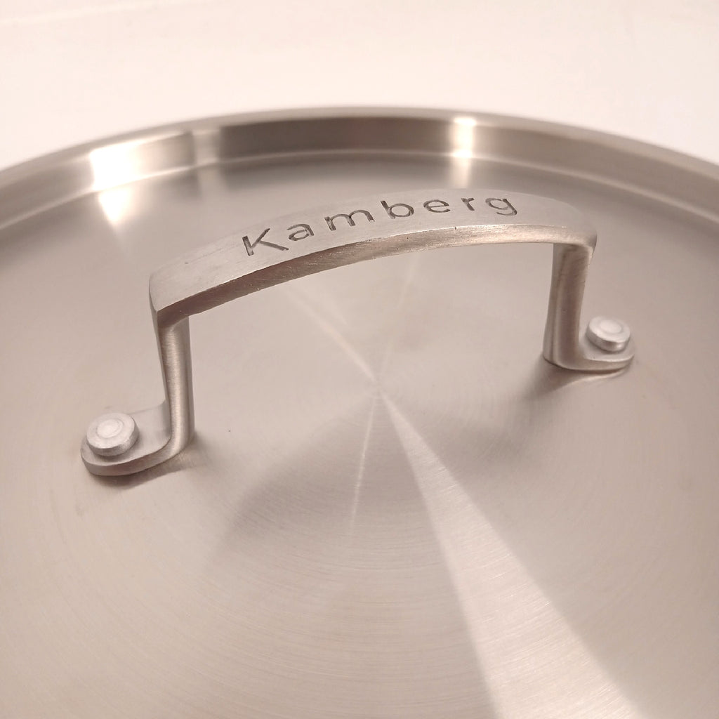 KAMBERG Edelstahldeckel 32 cm, gebürstet – Wie neu