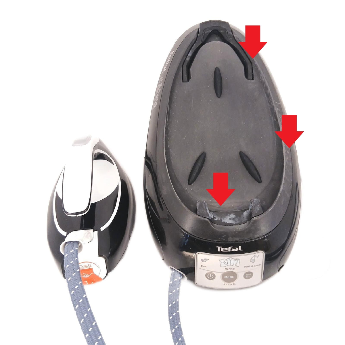 Tefal Dampfbügelstation Haushaltsgeräte SV8055E0 Express Anti Calc Entkalkungssystem 2800 Watt 65 bar Leistung Reinigung