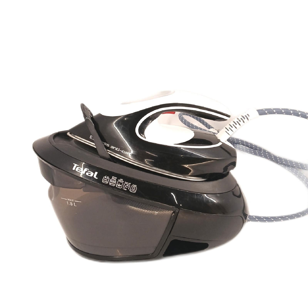 Tefal Dampfbügelstation Haushaltsgeräte SV8055E0 Express Anti Calc Entkalkungssystem 2800 Watt 65 bar Leistung Reinigung