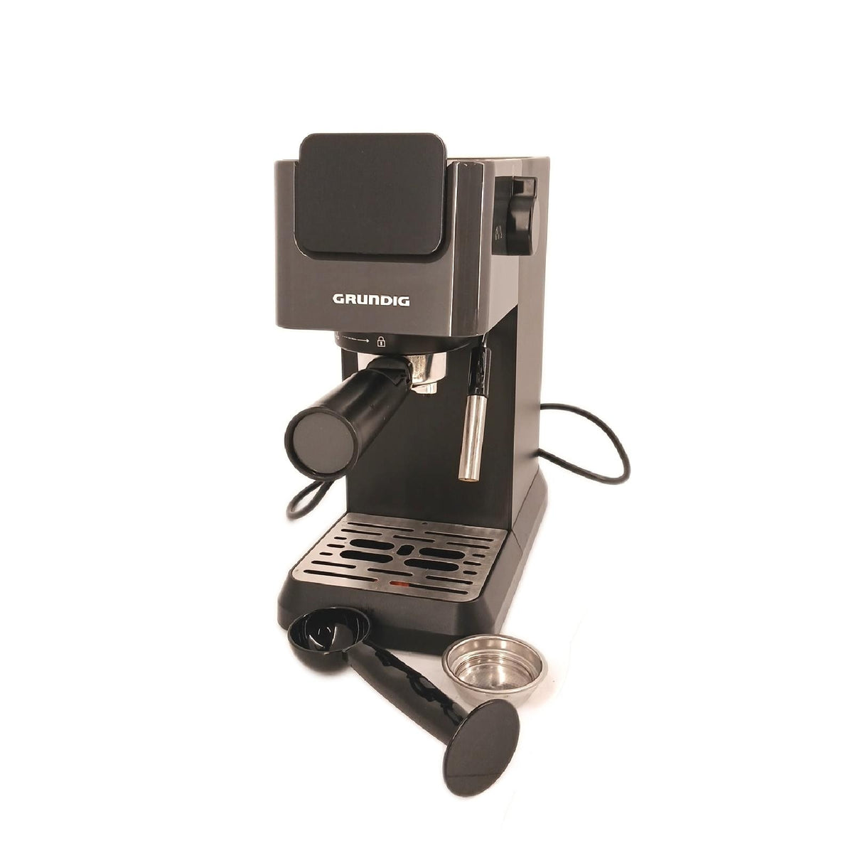 Grundig Siebträgermaschine Kaffeemaschinen KSM 4330 Espressoautomaten 15 Bar Leistung