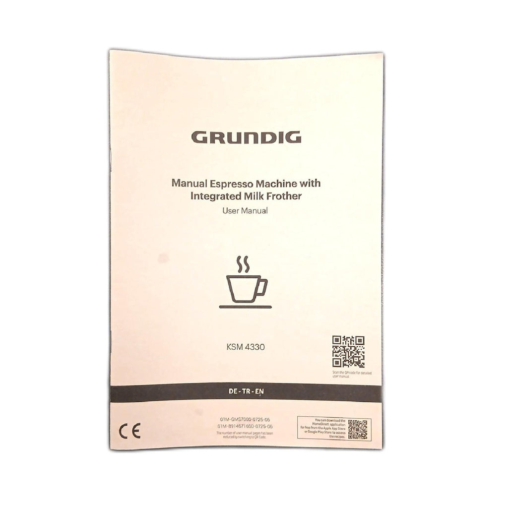 Grundig Siebträgermaschine Kaffeemaschinen KSM 4330 Espressoautomaten 15 Bar Leistung