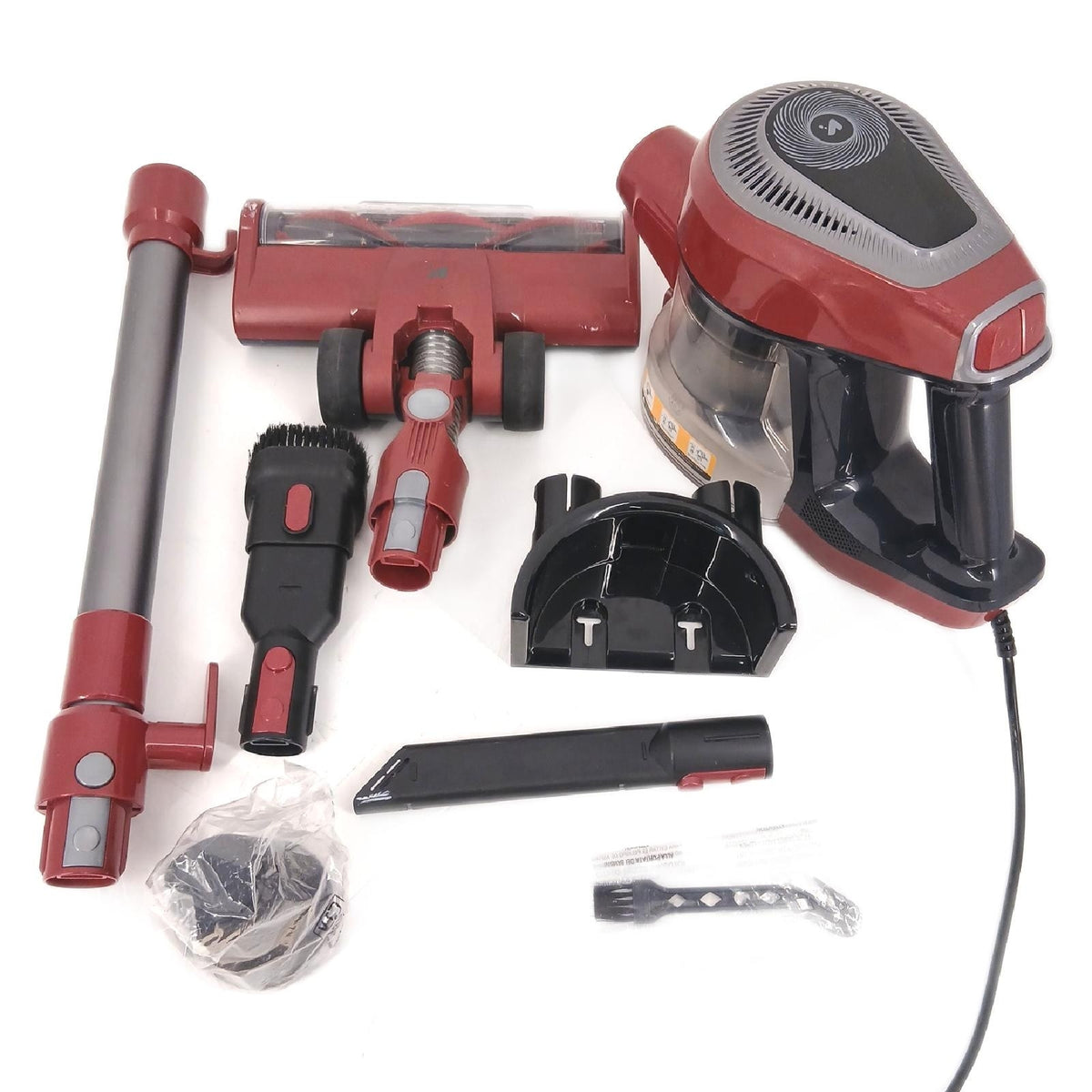 Vactidy Staubsauger Haushaltsgeräte Vexilar C8 6 in 1 beutellos rot Kabel 600 Watt