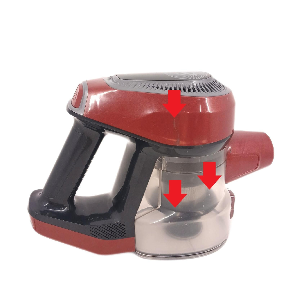Vactidy Staubsauger Haushaltsgeräte Vexilar C8 6 in 1 beutellos rot Kabel 600 Watt