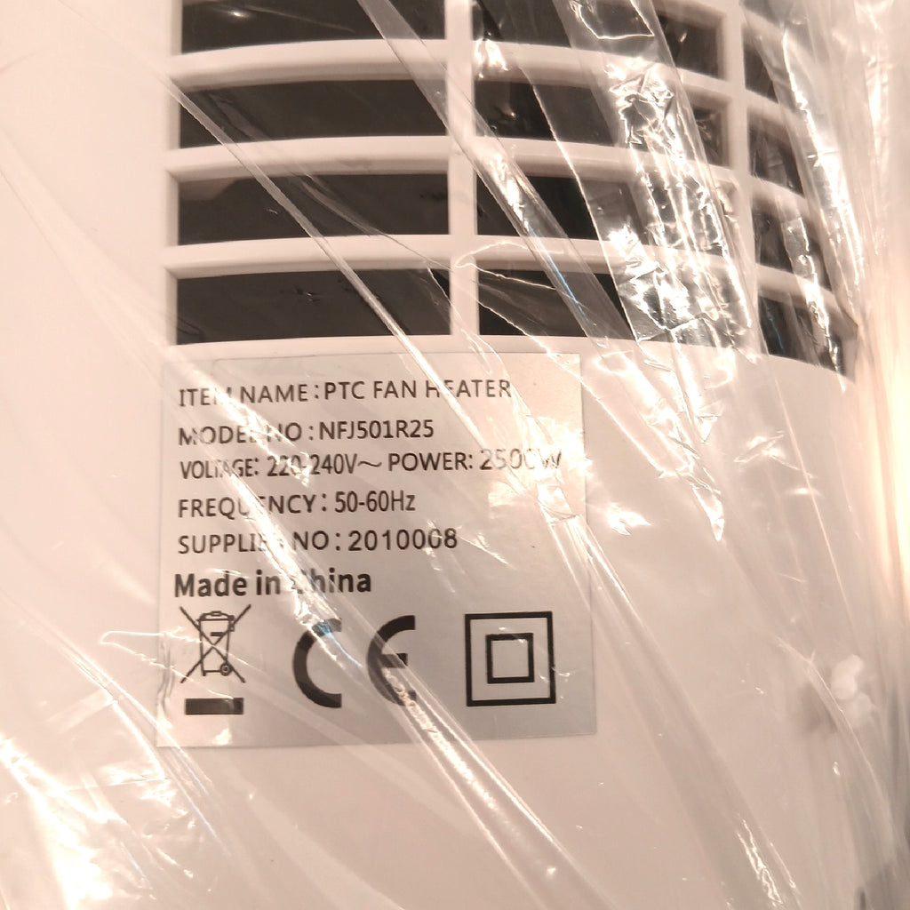 Homewit Heizlüfter Turmheizungen PTC Keramik Turmheizlüfter 2500W Oszillation Weiß