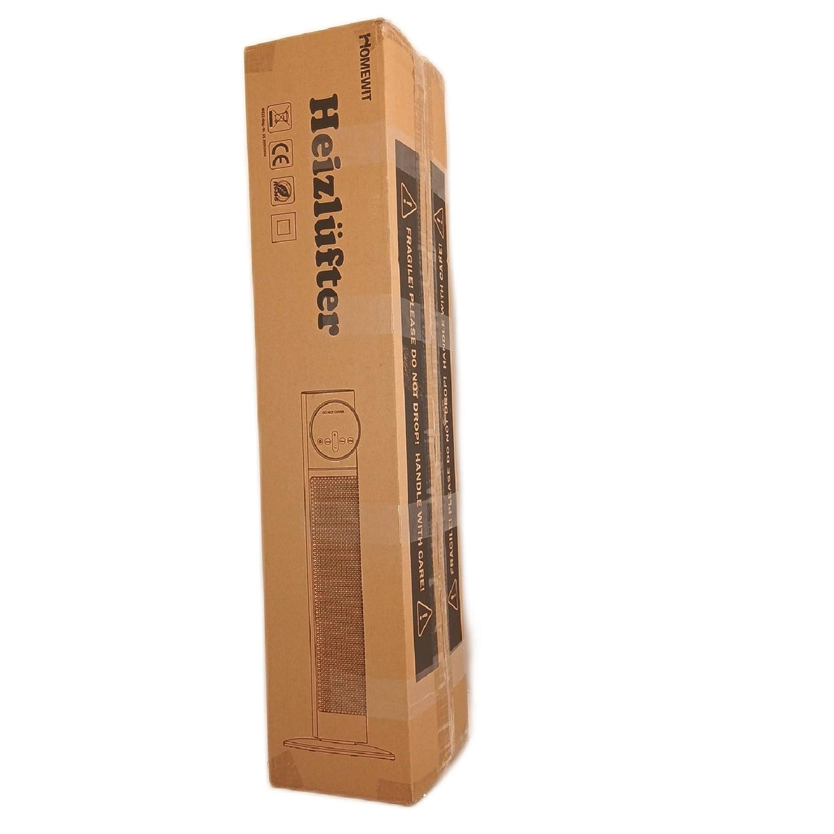 Homewit Heizlüfter Turmheizungen PTC Keramik Turmheizlüfter 2500W Oszillation Weiß