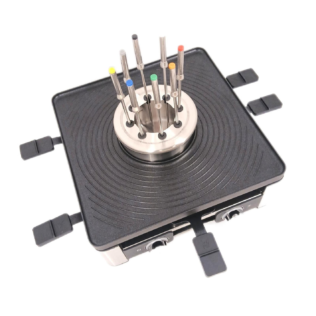 WMF Raclette Gourmet Station Tisch Grill Lumero 3 in 1 vielseitig elegant robust