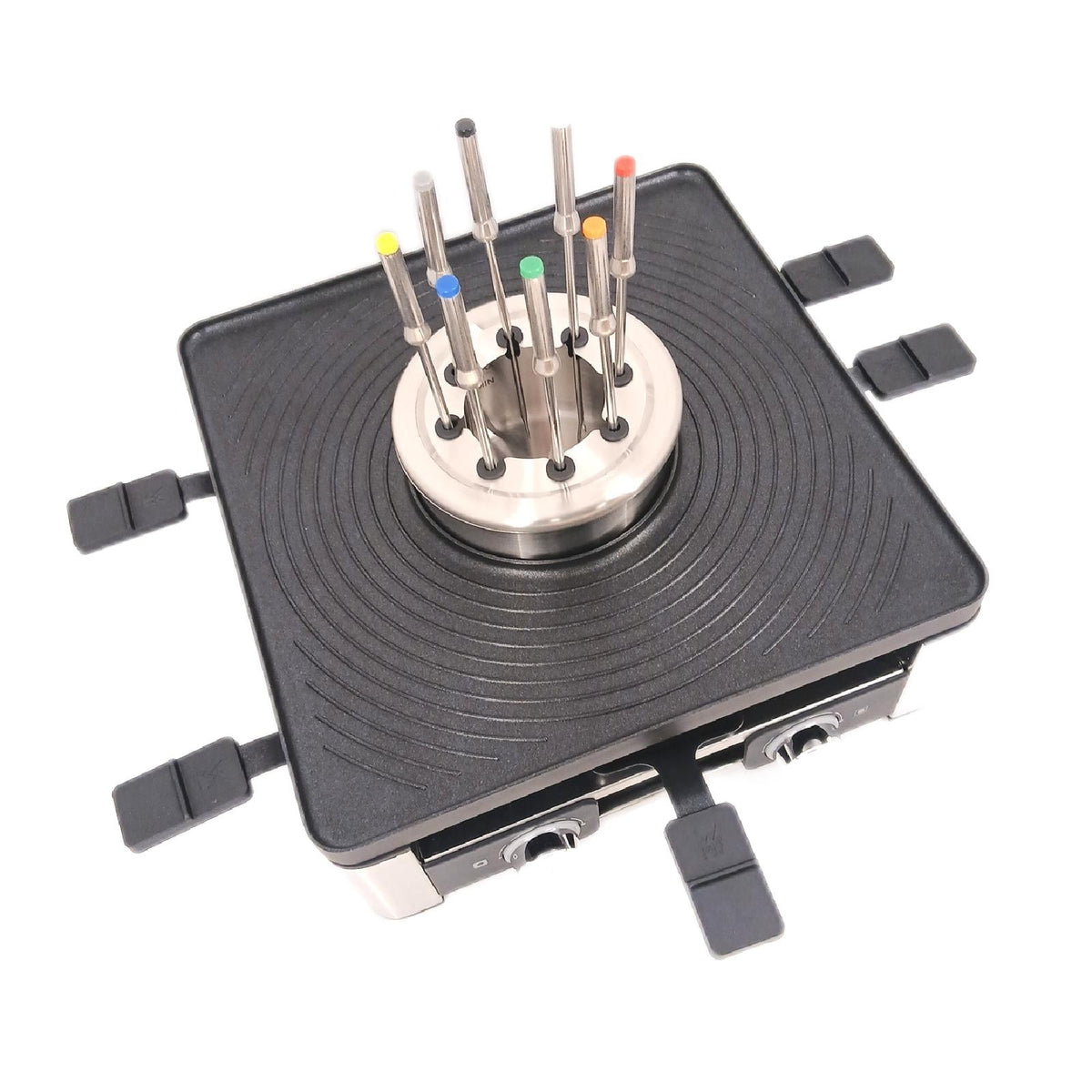 WMF Raclette Gourmet Station Tisch Grill Lumero 3 in 1 vielseitig elegant robust