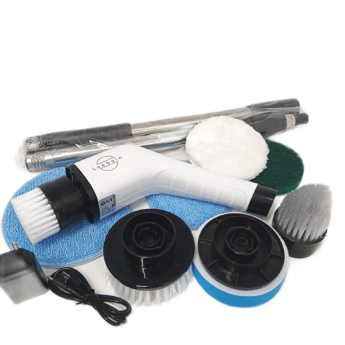 Elektrische Reinigungsbürste, Electric Spin Scrubber schnurlos mit 8 – Wie neu