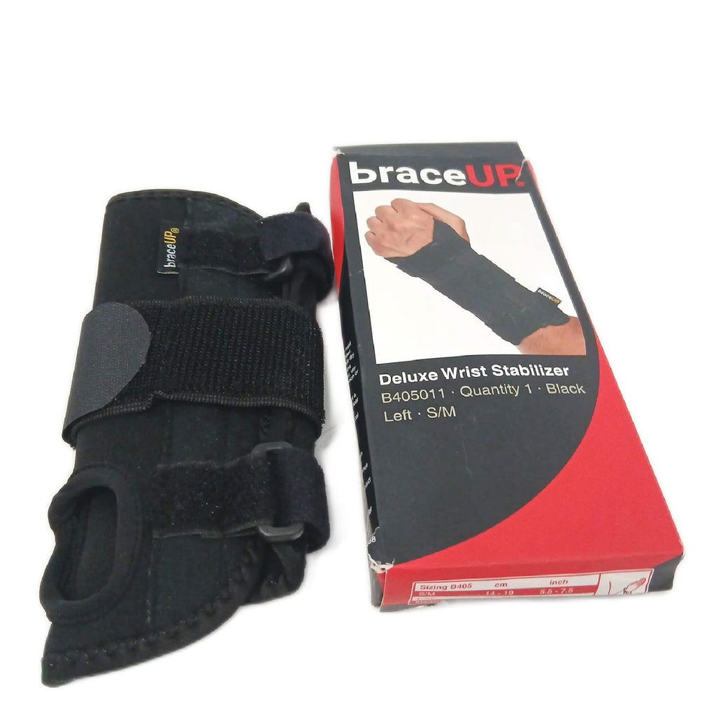 BraceUP Handgelenkstütze mit Metall Linke Hand - Handgelenkbandage – Wie neu