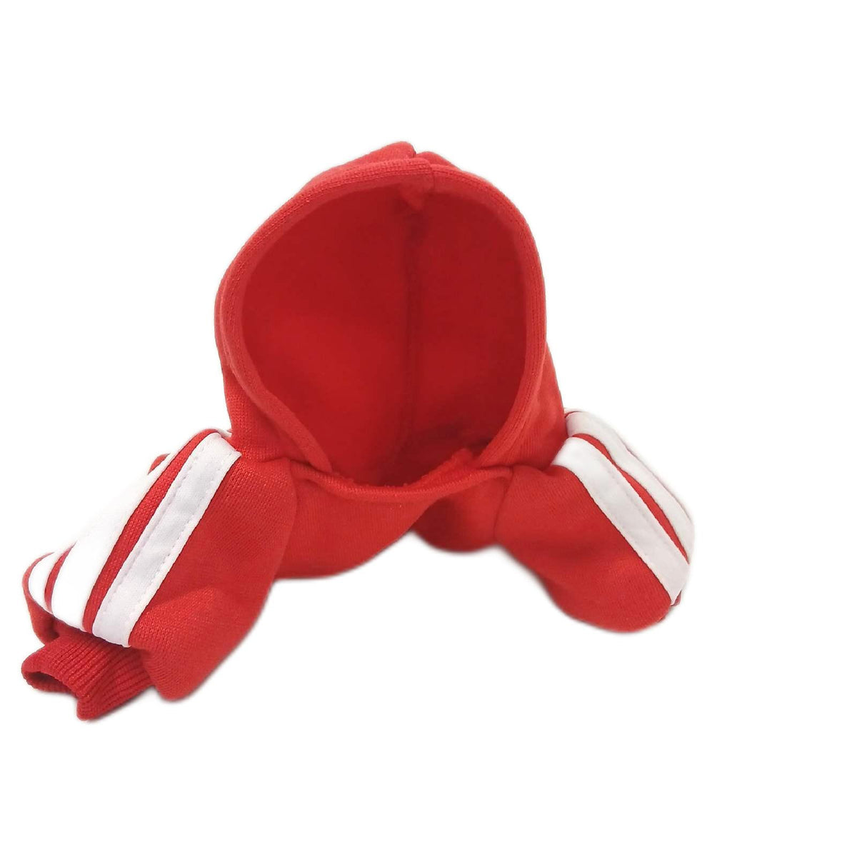 Hundeanzug "Adidog" rot Größe S, Hundeoverall für kleine Hunde – Wie neu