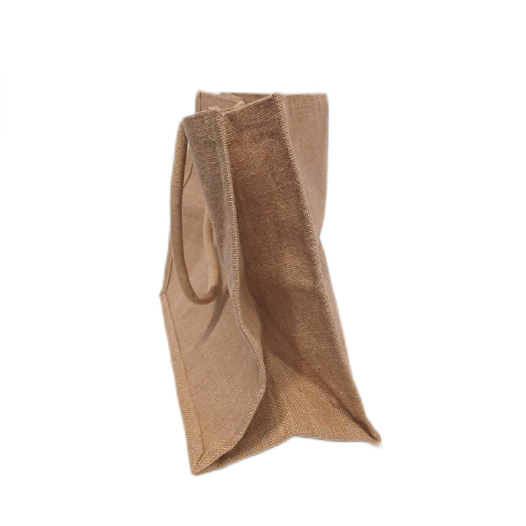 Westford Mill Einkaufstasche aus Jute, 30 × 30 × 19 cm, natur – Wie neu