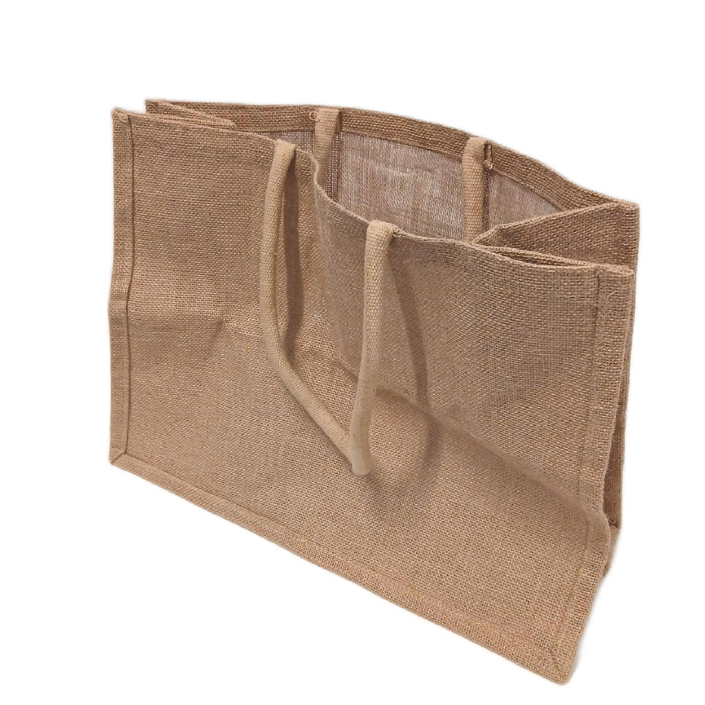 Westford Mill Einkaufstasche aus Jute, 30 × 30 × 19 cm, natur – Wie neu