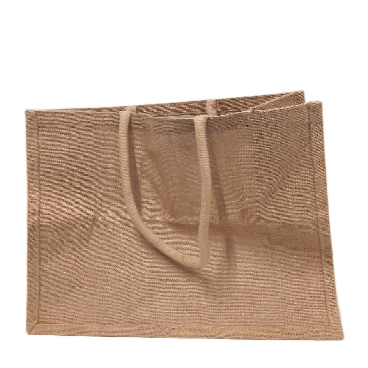 Westford Mill Einkaufstasche aus Jute, 30 × 30 × 19 cm, natur – Wie neu