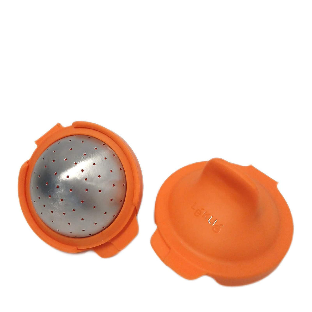Lékué Eierpochierer-Set für 2 Eier, orange – Wie neu