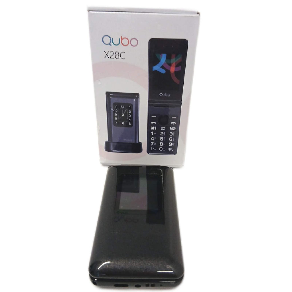 Qubo Telefon Festnetztelefon Telefonzubehör X 28BKC Schwarz – Wie neu