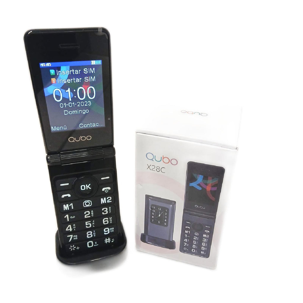 Qubo Telefon Festnetztelefon Telefonzubehör X 28BKC Schwarz – Wie neu