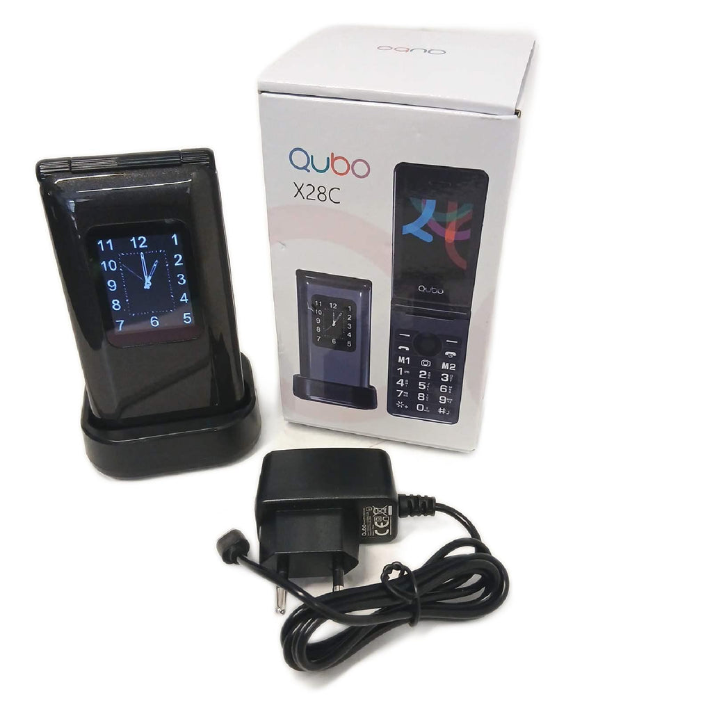 Qubo Telefon Festnetztelefon Telefonzubehör X 28BKC Schwarz – Wie neu