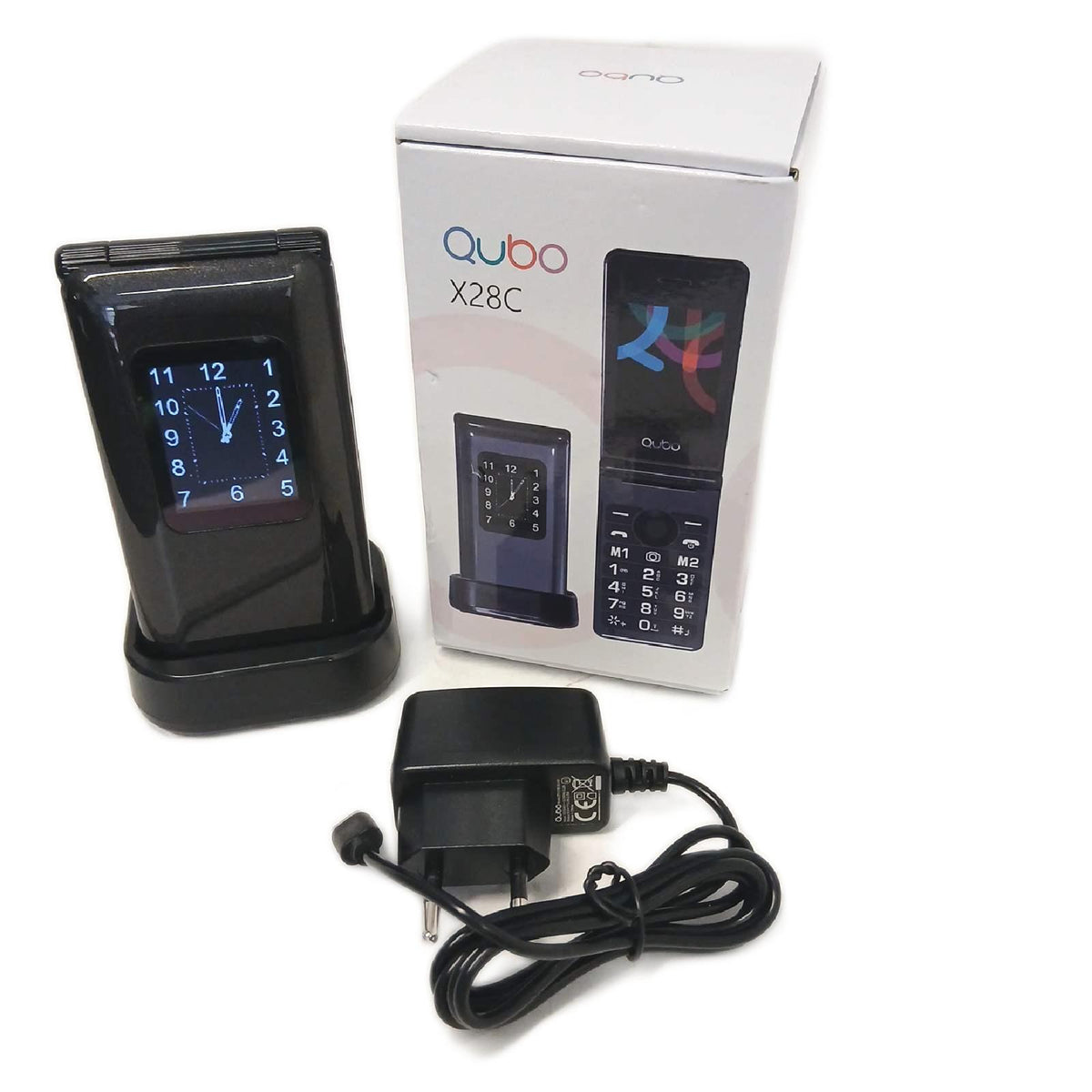 Qubo Telefon Festnetztelefon Telefonzubehör X 28BKC Schwarz – Wie neu