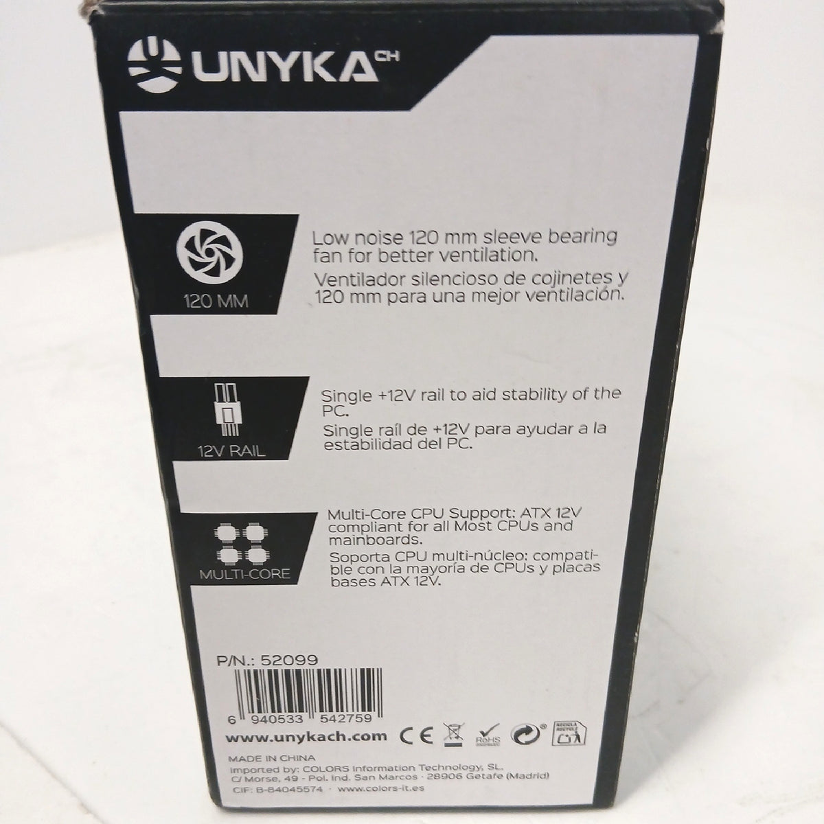 UNYKAch Netzteil Computer Zubehör ATX 500 W – Wie neu