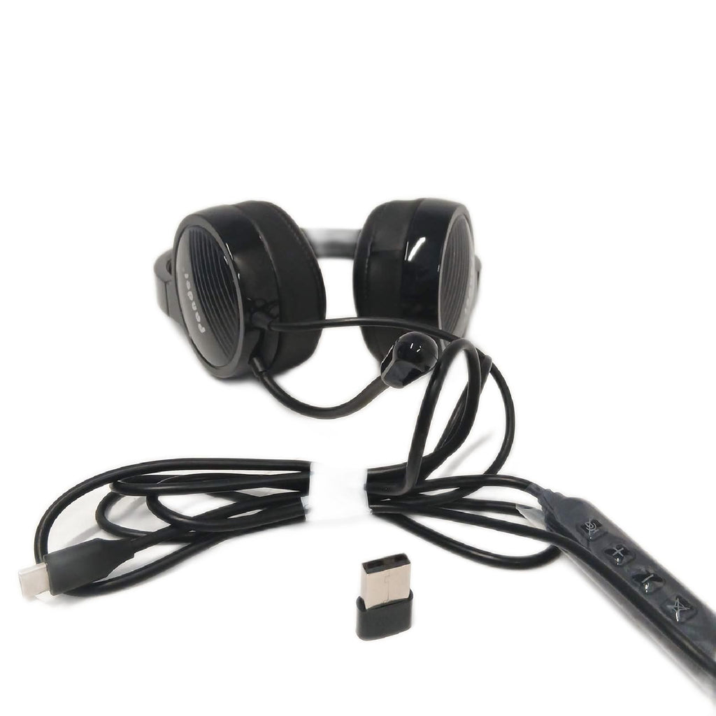 PANDER Headset Computer Headset mit Mikrofon für PC Klang – Wie neu