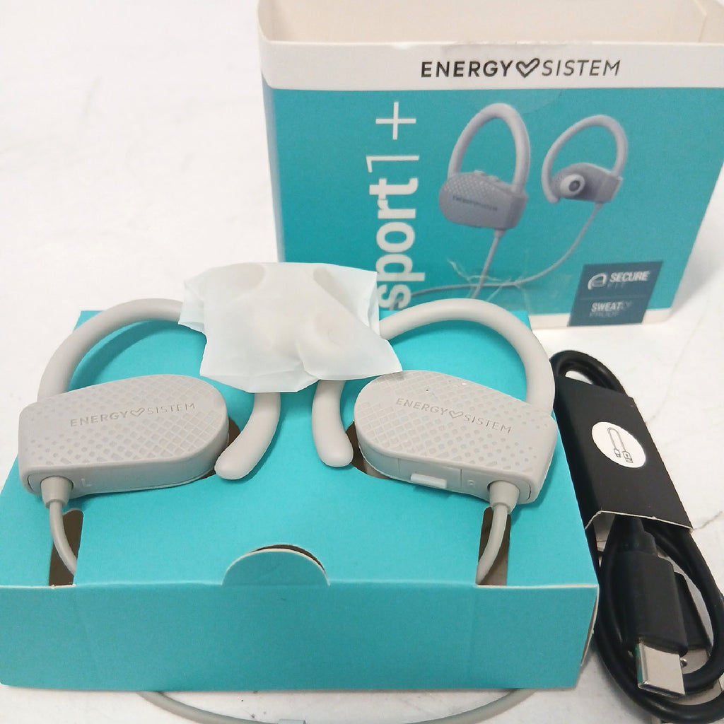 Energy Sistem Kopfhörer Bluetooth Sport 1 Plus Grau Sprachsteuerung – Wie neu