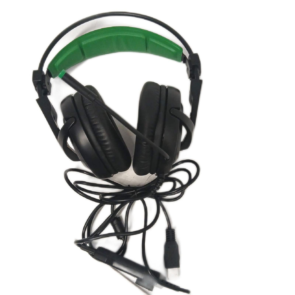 BG Xonar X6 Headset Kopfhörer Gaming Zubehör Schwarz Grün – Sehr gut