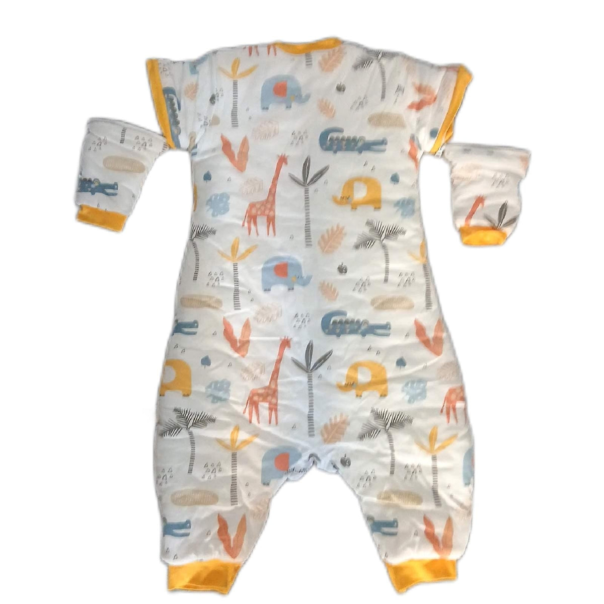 Babyschlafsack aus Baumwolle mit abnehmbaren Ärmeln – Wie neu