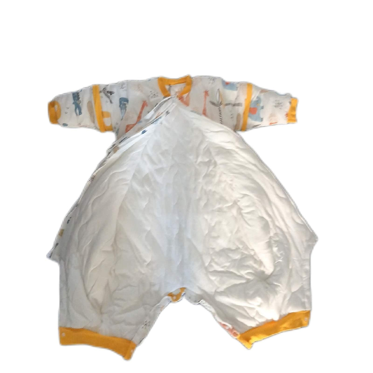 Babyschlafsack aus Baumwolle mit abnehmbaren Ärmeln – Wie neu