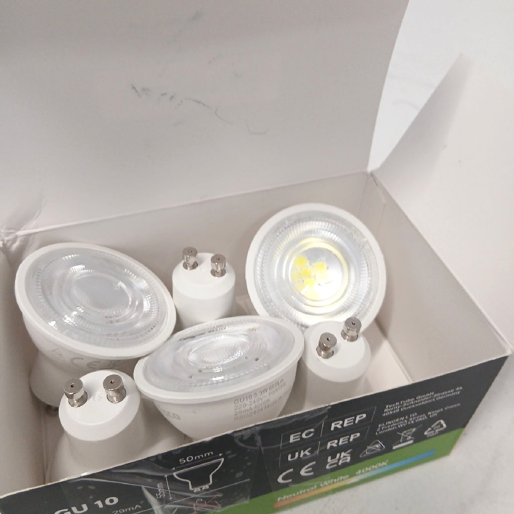 Sailsco GU10 LED-Lampe, 3,3 W, 600 lm, 4000 K, neutralweiß – Wie neu