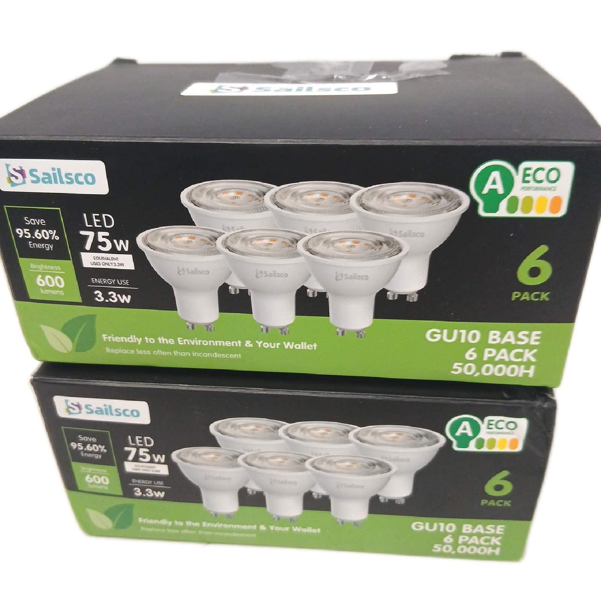 Sailsco GU10 LED-Lampe, 3,3 W, 600 lm, 4000 K, neutralweiß – Wie neu