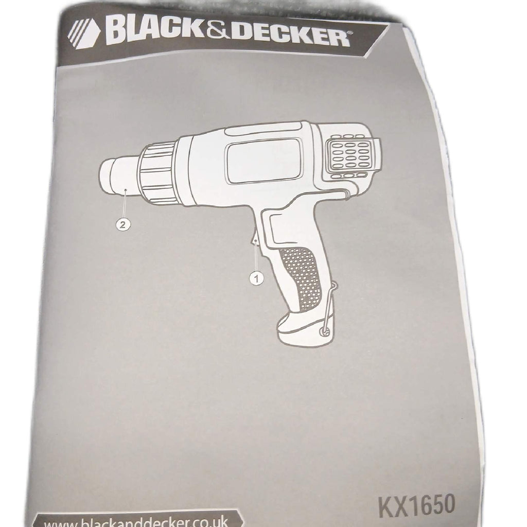 Black+Decker Heißluftgebläse, 1750 W, 2 Heizstufen – Wie neu