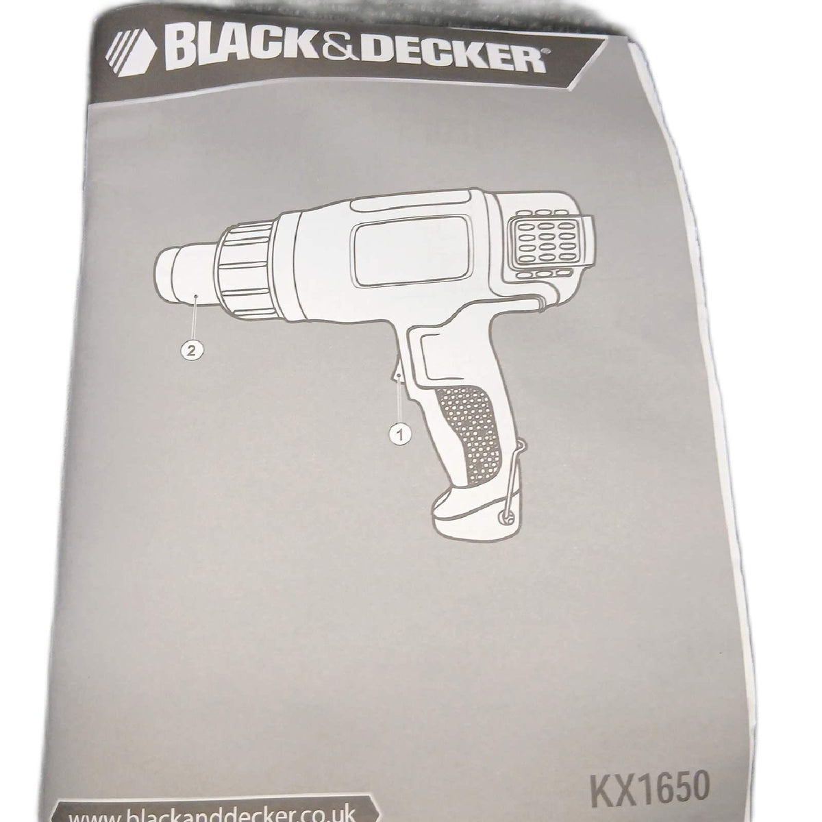 Black+Decker Heißluftgebläse, 1750 W, 2 Heizstufen – Wie neu