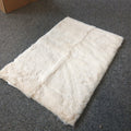 Teppichwölkchen beige 60 × 40 cm – Wie neu