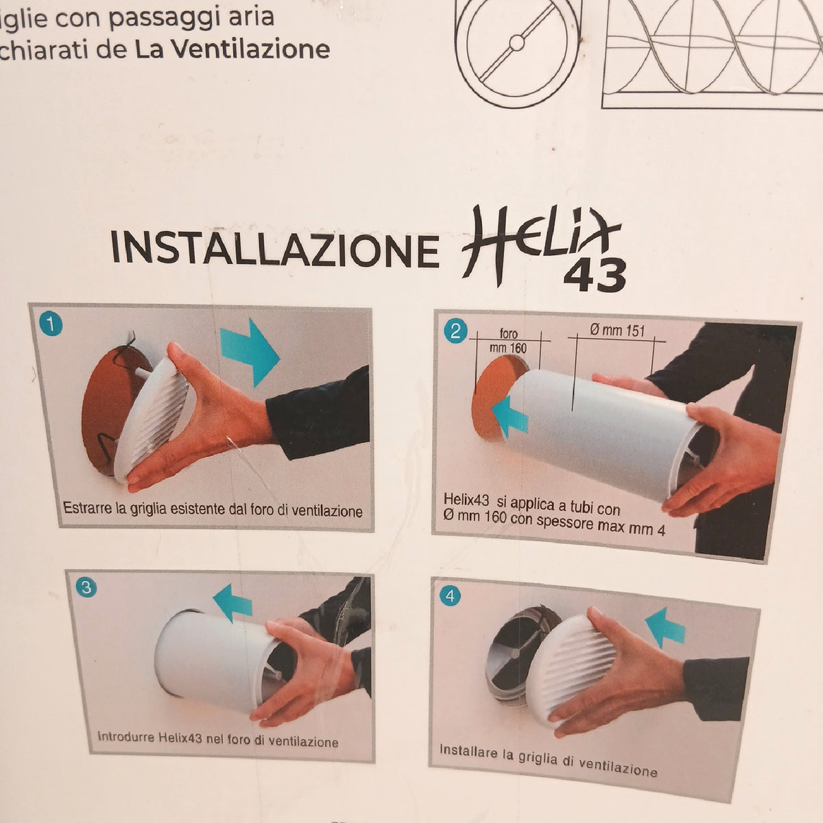 La Ventilazione HE4330 Akustikschalldämpfer für Löcher und – Wie neu
