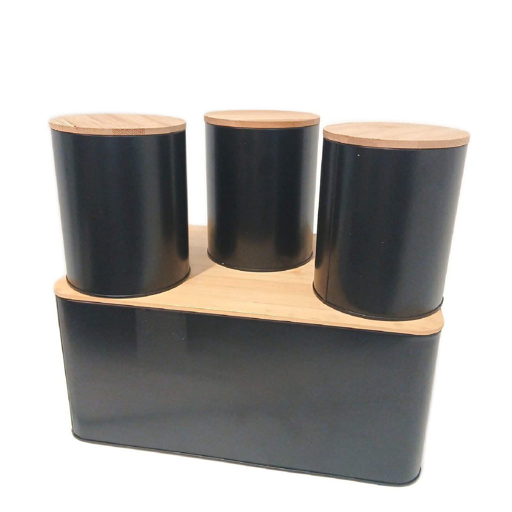WENKO Brotkasten Brotaufbewahrung mit Bambusdeckel, integriertes – Annehmbar