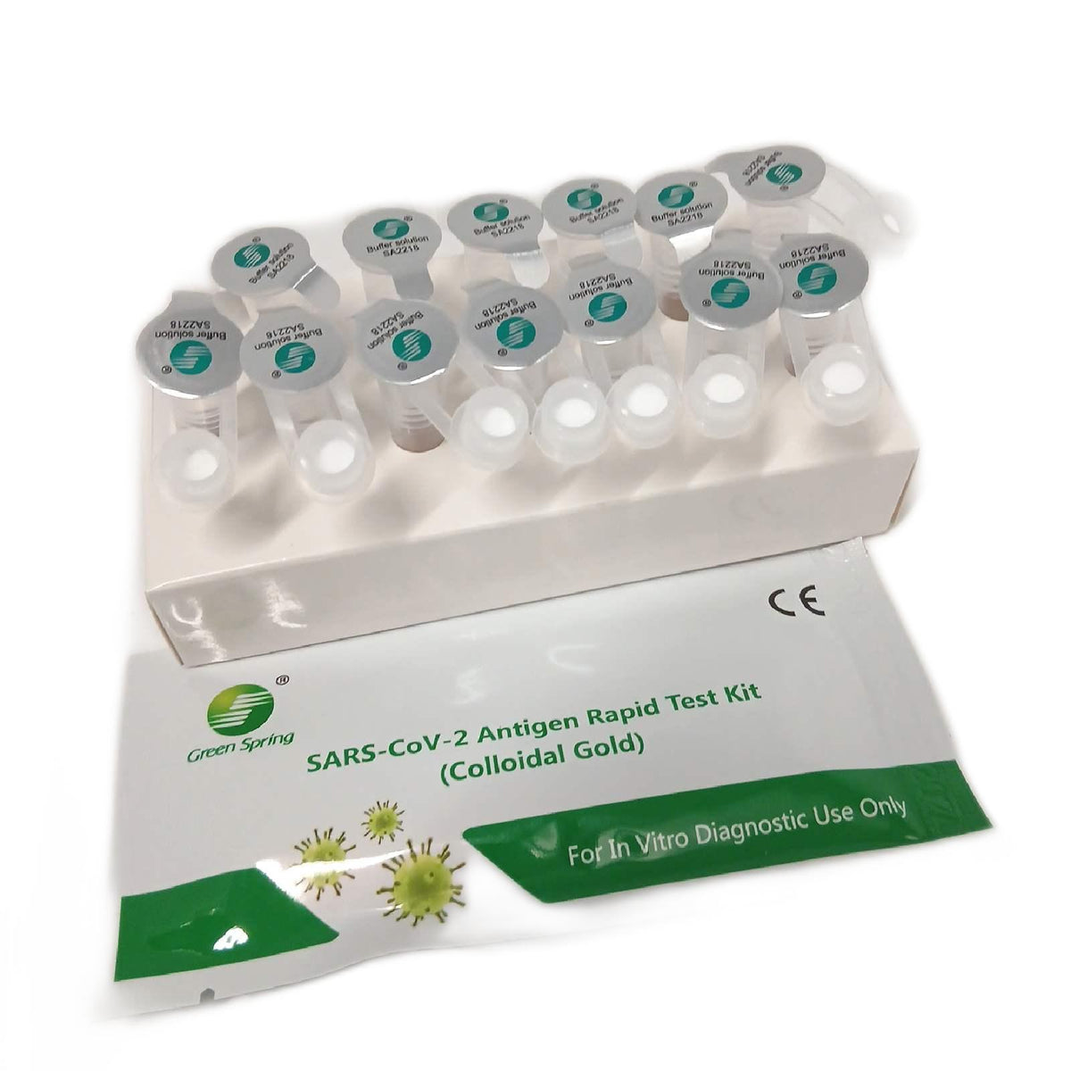 Greenspring 4in1 Lolli/Nasal/Spucktest Speicheltest Corona Schnelltest – Neu