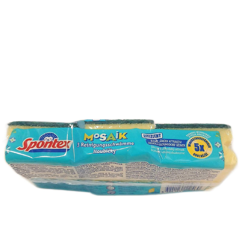 Spontex Reinigungsschwamm Mosaik, Scheuerschwamm – Neu