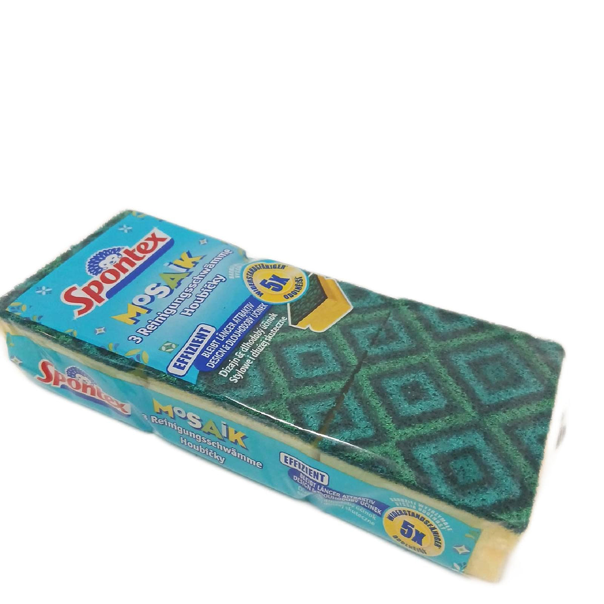 Spontex Reinigungsschwamm Mosaik, Scheuerschwamm – Neu