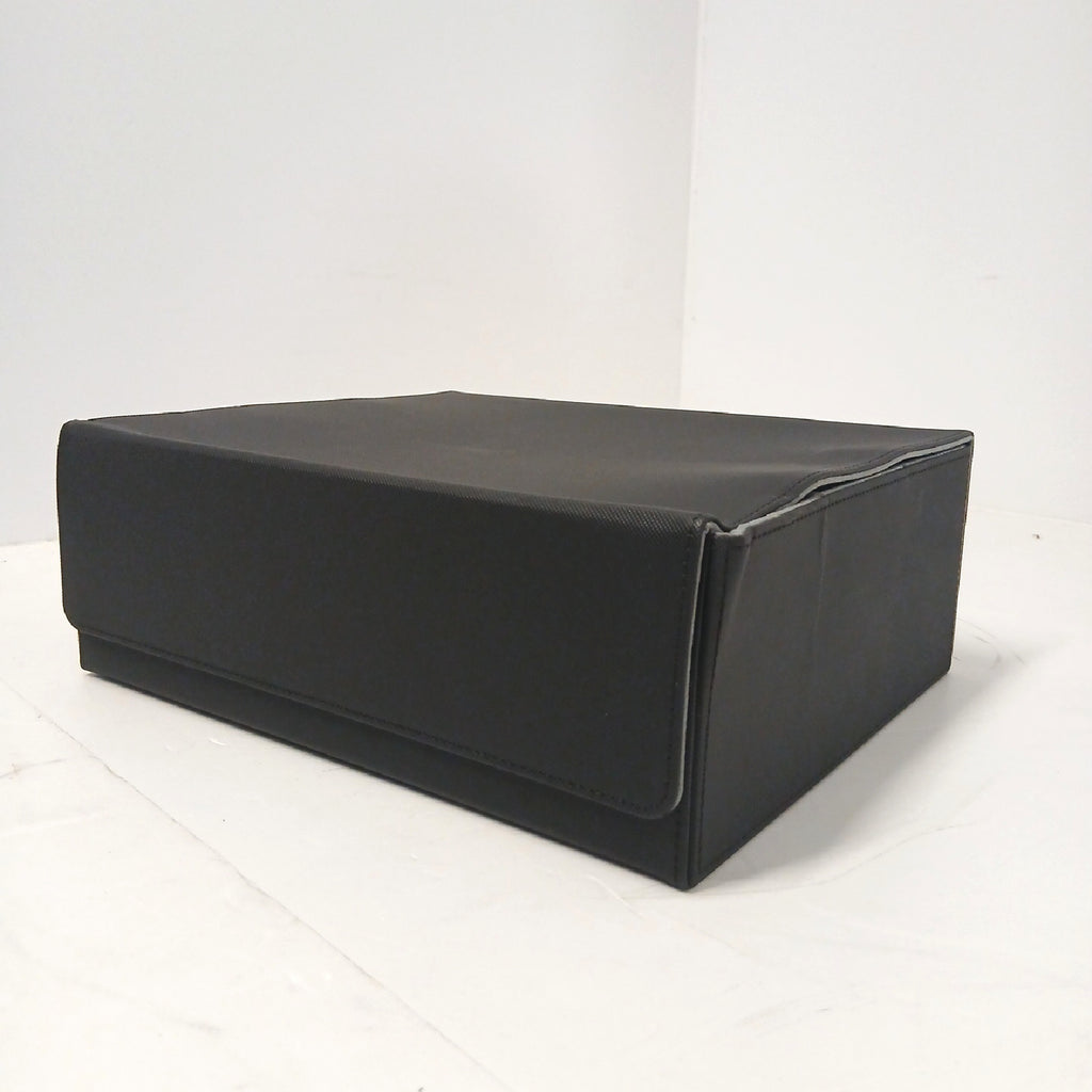 Aufbewahrungsbox Organizer Aufbewahrung 29 × 23 cm Innenfächer schwarz – Gut