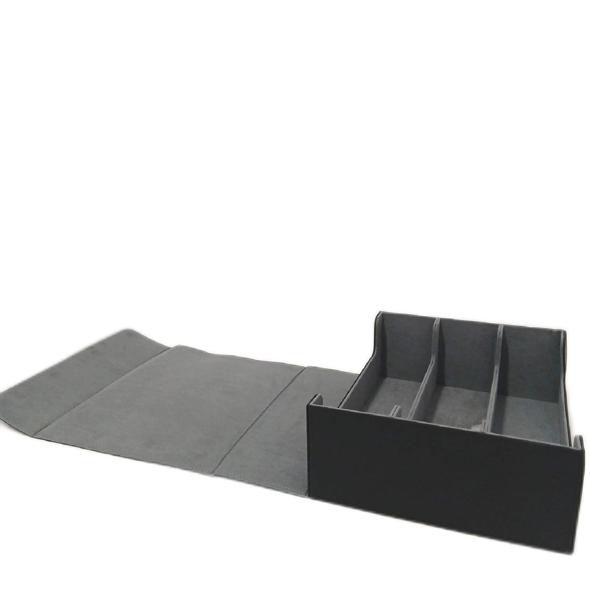 Aufbewahrungsbox Organizer Aufbewahrung 29 × 23 cm Innenfächer schwarz – Gut